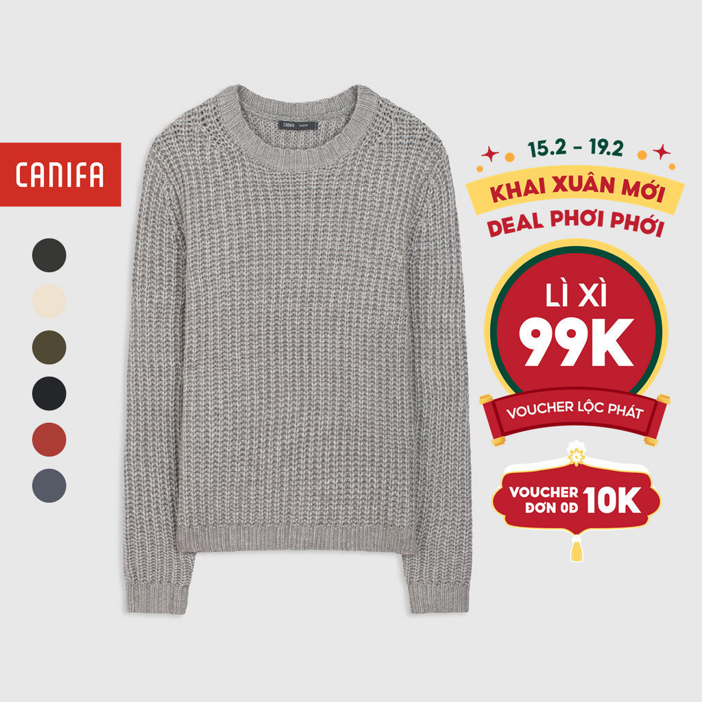 Áo len nữ pha wool 6TE19W009 Canifa