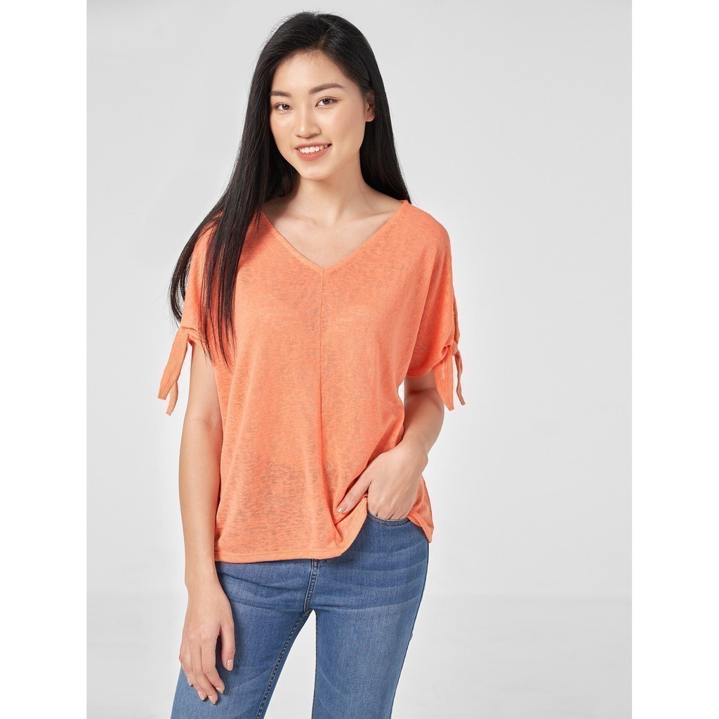 Áo phông nư tay kiểu 6TS20S005 Canifa