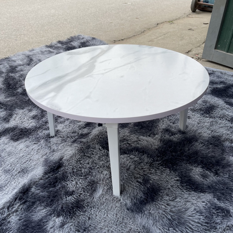 Bàn tròn gấp gọn decor chân nhựa nhiều màu Kanta store