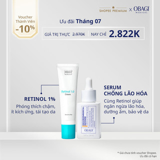 Combo Ngừa Lão Hóa Toàn Diện Retinol 1% + Environmental Defense Serum