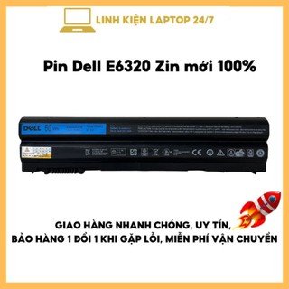 Pin laptop dell e6320 zin cao cấp - 6 cell tương thích:latitude e6220 e6320 e6230 e6330 e6430s