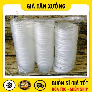 Hũ hộp làm caramen, bánh flan, khuôn làm bánh flan có nắp bằng nhựa 100%