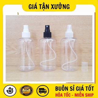 Chai xịt phun sương chai nhựa pet xịt phun sương 150ml,200ml,250ml chiết mỹ phẩm