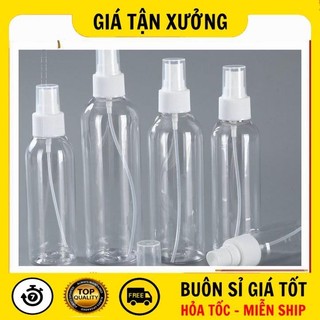 Chai xịt phun sương chai trong xịt phun sương 150ml,200ml,250ml chiết mỹ phẩm