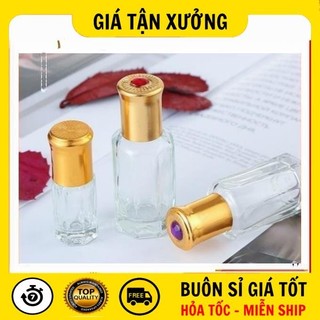 Chai lọ chiết nước hoa ✪ giá rẻ ✪ vỏ chai lọ chiết nước hoa dubai bi lăn ruby rỗng