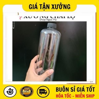 Chai lọ đựng trà sữa, nước ép nhựa pet tròn nắp vặn