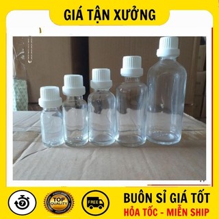 Chai lọ chiết serum chai lọ đựng tinh dầu nắp vặn trắng chiết serum