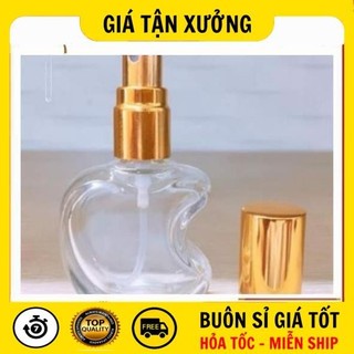 [SỈ SIÊU RẺ] Vỏ Chai Lọ Chiết Nước Hoa Hình Táo Thủy Tinh 10ml-12ml Đựng Dầu Thơm