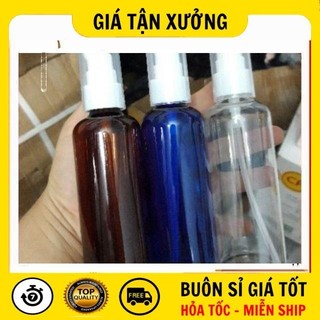 Chai lọ chiết mĩ phẩm chai lọ nhựa pet xịt giọt 50ml,100ml chiết mỹ phẩm
