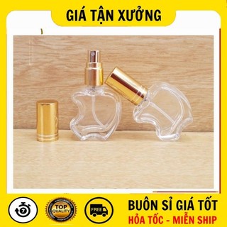 [SỈ SIÊU RẺ] Lọ Chiết Nước Hoa  Vỏ Lọ Chiết Nước Hoa Hình Táo Thủy Tinh 10ml-12ml Đựng Dầu Thơm