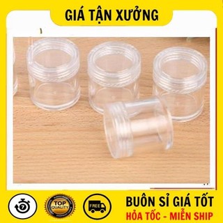 [SỈ SIÊU RẺ] Hủ Hộp Đựng Kem  Hủ Hộp Nhựa Trong Thân Cao 10g Chiết Mỹ Phẩm