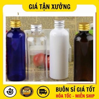 [SỈ SIÊU RẺ] Chai Chiết Mĩ Phẩm  Chai Nhựa Pet Nắp Nhôm 100ml,50ml,30ml Đựng Mỹ Phẩm, Dược Phẩm