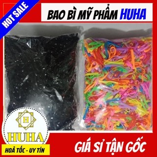Chun buộc tóc ❆ bịch thun thái siêu dẻo 100g, dây cột tóc, phụ kiện du lịch