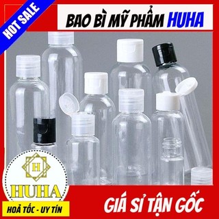 Chai lọ nhựa nắp bật 30ml,50ml,100ml chiết mỹ phẩm