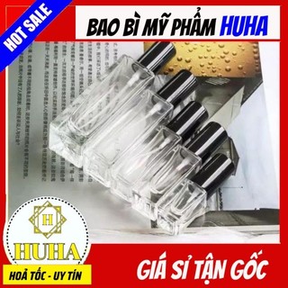 Chai lọ chiết nước hoa 3ml,5ml,10ml,20ml,30ml vuông dài/ vỏ chiết nước hoa cao dày 10ml