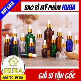 Chai Lọ Đựng Tinh Dầu Thủy Tinh 5ml,10ml Nút Bóp Giọt_ Chai Lọ Serum