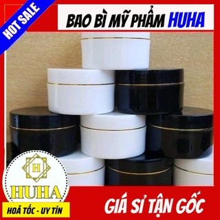 Hũ hộp đựng kem body 200 gam trắng hoặc đen