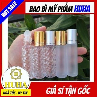 Chai lọ chiết nước hoa ❆ vỏ chai lọ chiết nước hoa 10ml dạng bi lăn , phụ kiện du lịch