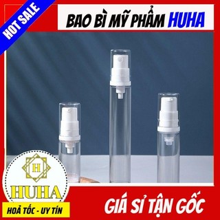 Chai lọ hút chân không ❆ chai lọ nhựa hút chân không 50ml,30ml,20ml,15ml,10ml,5ml xịt giọt, phun sương