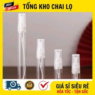 [RẺ VÔ ĐỊCH 1.4k] Chai Lọ Chiết Nước Hoa ❤ Chai Lọ Đựng Dầu Thơm Body Mist Thủy Tinh Tròn Mini 2ml,3ml,5ml,10ml