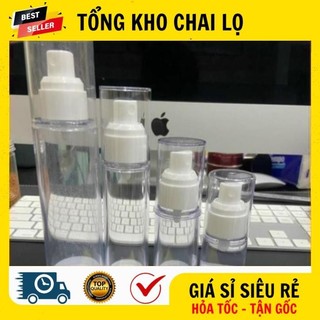 [RẺ VÔ ĐỊCH] Lọ Hút Chân Không ❤ Chai Nhựa Hút Chân Không Xịt Phun Sương 5ml,10ml,15ml,30ml,50ml Chiết Mỹ Phẩm .