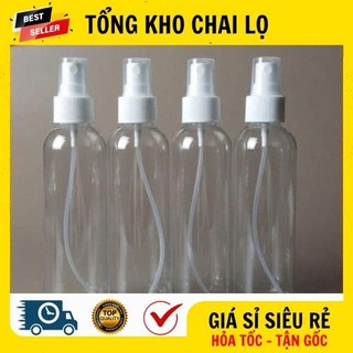 [RẺ VÔ ĐỊCH] Chai Lọ Xịt Phun Sương ❤ Chai Lọ Nhựa Pet Xịt Phun Sương 150ml,200ml,250ml.