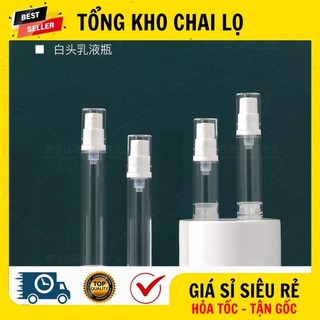 [RẺ VÔ ĐỊCH] Chai Lọ Hút Chân Không ❤ Chai Lọ Nhựa Hút Chân Không 5ml,10ml,15ml Chiết Mỹ Phẩm, Serum