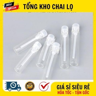 Vỏ chai lọ chiết mẫu thử nước hoa 1ml 2ml 3ml đựng dầu thơm .