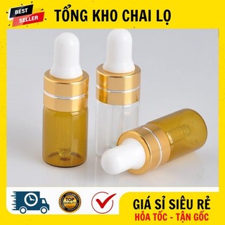 [RẺ VÔ ĐỊCH] Chai Lọ Chiết Serum ❤ [2ml/3ml/5ml] Chai Lọ Đựng Tinh Dầu Thủy Tinh Mỏng Chiết Mỹ Phẩm, Nước Hoa.