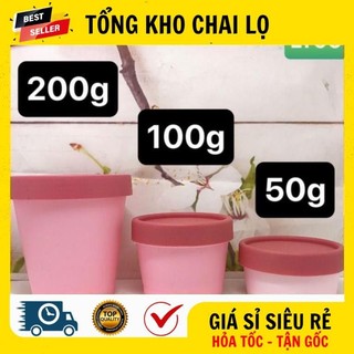 [RẺ VÔ ĐỊCH] Hủ Hộp Đựng Kem ❤ Hũ Hộp Ly Thái 200g Đựng Kem, Chiết Mỹ Phẩm.