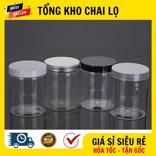 [RẺ VÔ ĐỊCH] Hủ Hộp Đựng Kem ❤ Hũ Hộp Nhựa Pet 100g,200g,250g,500g,1kg Đựng Mỹ Phẩm, Thực Phẩm, Đồ Khô, Ngũ Cốc