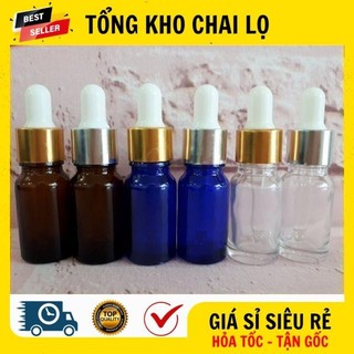 [RẺ VÔ ĐỊCH] Chai Lọ Chiết Serum ❤ Chai Lọ Đựng Tinh Dầu Bóp Giọt 5ml,10ml Chiết Serum