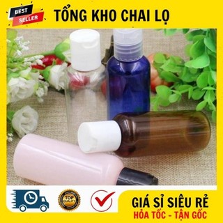 [RẺ VÔ ĐỊCH] Chai Lọ Chiết Mĩ Phẩm ❤ Chai Lọ Nhựa Pet Nắp Nhấn 100ml,50ml,30ml,20ml Chiết Mỹ Phẩm .