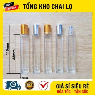 [RẺ VÔ ĐỊCH] Chai Lọ Chiết Nước Hoa ❤ Chai Lọ Chiết Nước Hoa Bi Lăn 5ml,10ml,20ml Đựng Dầu Thơm.
