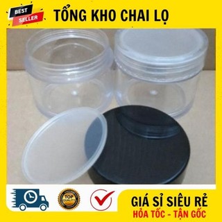 [RẺ VÔ ĐỊCH] Hủ Hộp Đựng Kem ❤ Hũ Hộp Trong 50g Có Nắp Lót , Hũ Hộp Chiết Mỹ Phẩm .