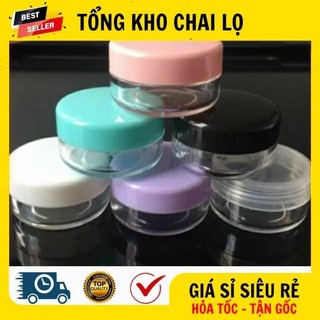 [RẺ VÔ ĐỊCH] Hủ Hộp Đựng Kem ❤ Hũ Hộp Chiết Mỹ Phẩm 3g,5g Chiết Kem