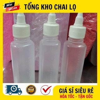 [RẺ VÔ ĐỊCH] [50c,100c] Chai Lọ Nhựa Mềm Nhỏ Giọt Ac 50ml,100ml Chiết Mực, Dầu Dừa, Kim Tuyến .