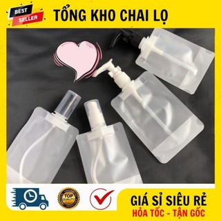 [RẺ VÔ ĐỊCH] Chai Lọ Chiết Mĩ Phẩm ❤ Túi Chiết Mĩ Phẩm, Dầu Gội, Sữa Tắm 30ml,50ml,100ml Có Thể Tái Sử Dụng