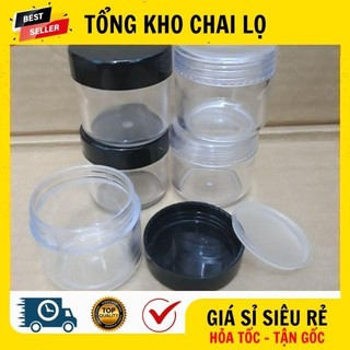 [RẺ VÔ ĐỊCH] Hủ Hộp Đựng Kem ❤ Hũ Hộp Nhựa Trong 30g Chiết Mỹ Phẩm .