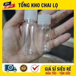 [RẺ VÔ ĐỊCH] Chai Lọ Nhựa Nắp Bật ❤ Chai Lọ Chiết Mỹ Phẩm Nắp Bật 10ml,20ml .