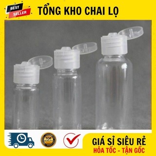 [RẺ VÔ ĐỊCH] Chai Lọ Nhựa Nắp Bật ❤ Chai Lọ Nhựa Pet Nắp Bật 10ml,20ml Chiết Mỹ Phẩm .