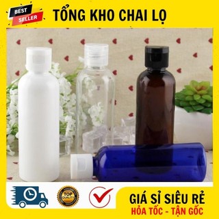 [RẺ VÔ ĐỊCH] Chai Lọ Nhựa Nắp Bật ★ Chai Lọ Nhựa Pet Nắp Bật [100ml,50ml,30ml,20ml] Chiết Mỹ Phẩm, Dầu Gội, Sữa Tắm .