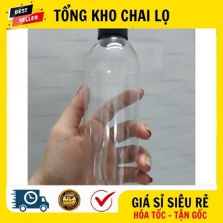 [RẺ VÔ ĐỊCH] Chai Trong Nắp Nhấn 150ml , 200ml , Chai Nhựa Pet , Lọ Mỹ Phẩm , Lọ Hũ Hộp Chiết Mỹ Phẩm .