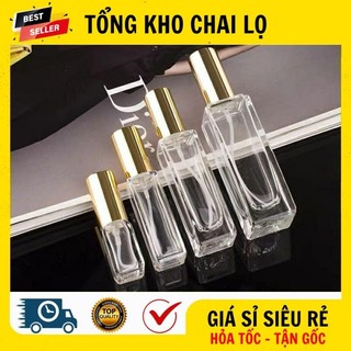 [RẺ VÔ ĐỊCH] Chai Lọ Chiết Nước Hoa ❤ Chai Lọ Chiết Nước Hoa Thủy Tinh 5ml,10ml,20ml,30ml Đựng Dầu Thơm