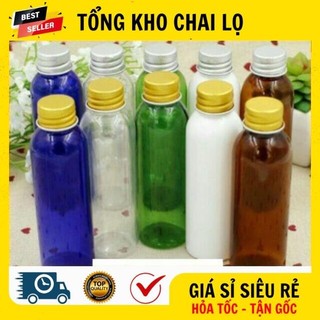 [RẺ VÔ ĐỊCH] Chai Chiết Mĩ Phẩm ❤ Chai Nhựa Pet Nắp Vặn Nhôm 100ml,50ml,30ml,20ml Đựng Mỹ Phẩm, Dược Phẩm .