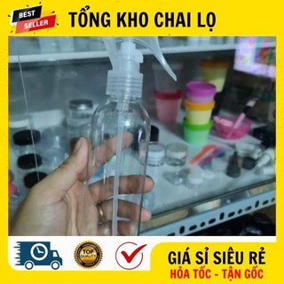 [RẺ VÔ ĐỊCH] Chai Lọ Xịt Vòi Chuột ❤ Chai Lọ Nhựa Pet Xịt Vòi Chuột 100ml 150ml 200ml 250ml