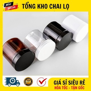 [RẺ VÔ ĐỊCH] Hủ Hộp Đựng Kem ❤ Hũ Hộp Nhựa Pet 250g Đựng Mỹ Phẩm, Thực Phẩm, Đồ Khô, Ngũ Cốc