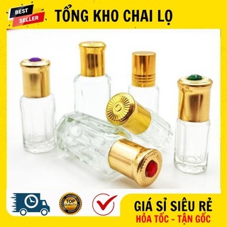 [RẺ VÔ ĐỊCH] Chai Lọ Chiết Nước Hoa ❤ [3ml,6ml,12ml] Vỏ Chai Lọ Chiết Nước Hoa Dubai Bi Lăn Ruby Đựng Dầu Thơm