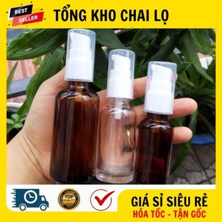 [RẺ VÔ ĐỊCH] Chai Lọ Thủy Tinh Xịt Giọt 5ml,10ml Chiết Mỹ Phẩm, Dầu Gội, Sữa Tắm, Serum .