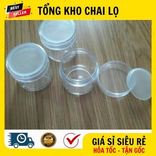[RẺ VÔ ĐỊCH] [10sp] Hũ Hộp Kem Nhựa Trong 30g Đựng Mỹ Phẩm .